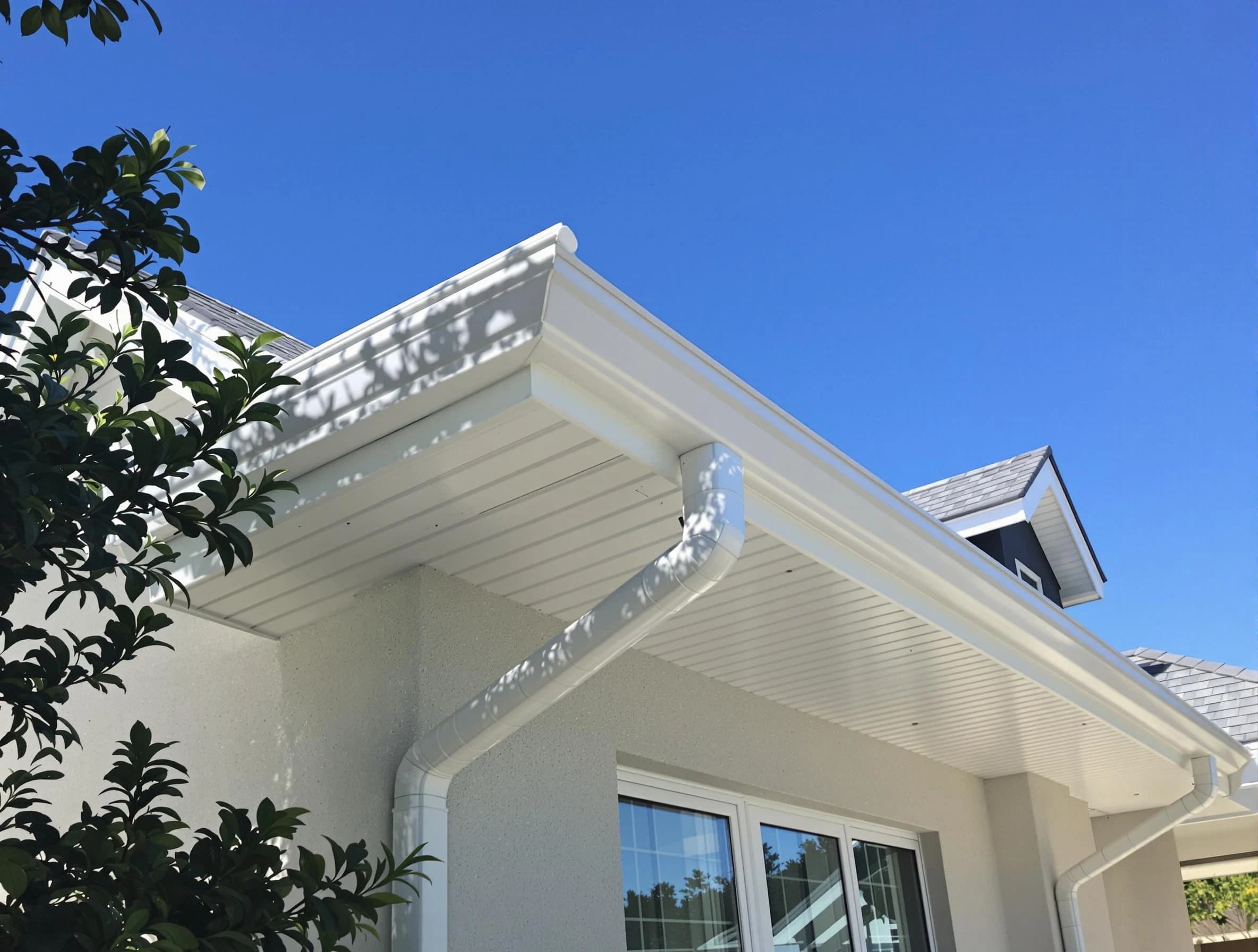 Custom-fit rain gutter system by Brook Park Roofing Company in Brook Park, OH