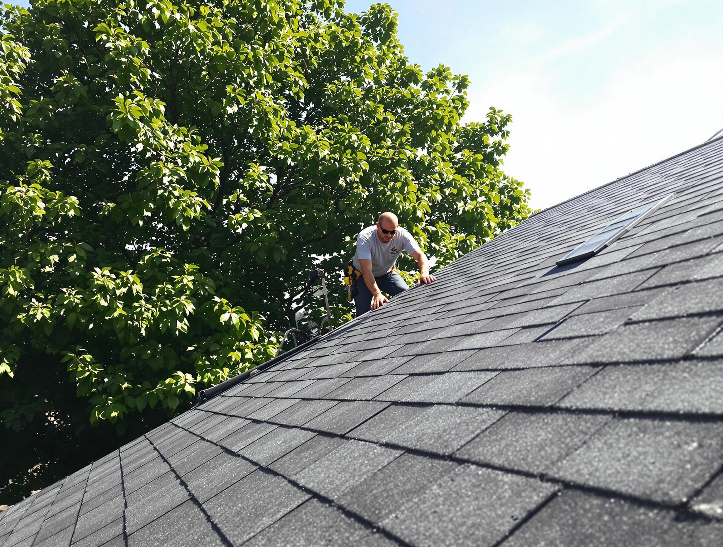 Certified roofers from Brook Park Roofing Company working in Brook Park, OH