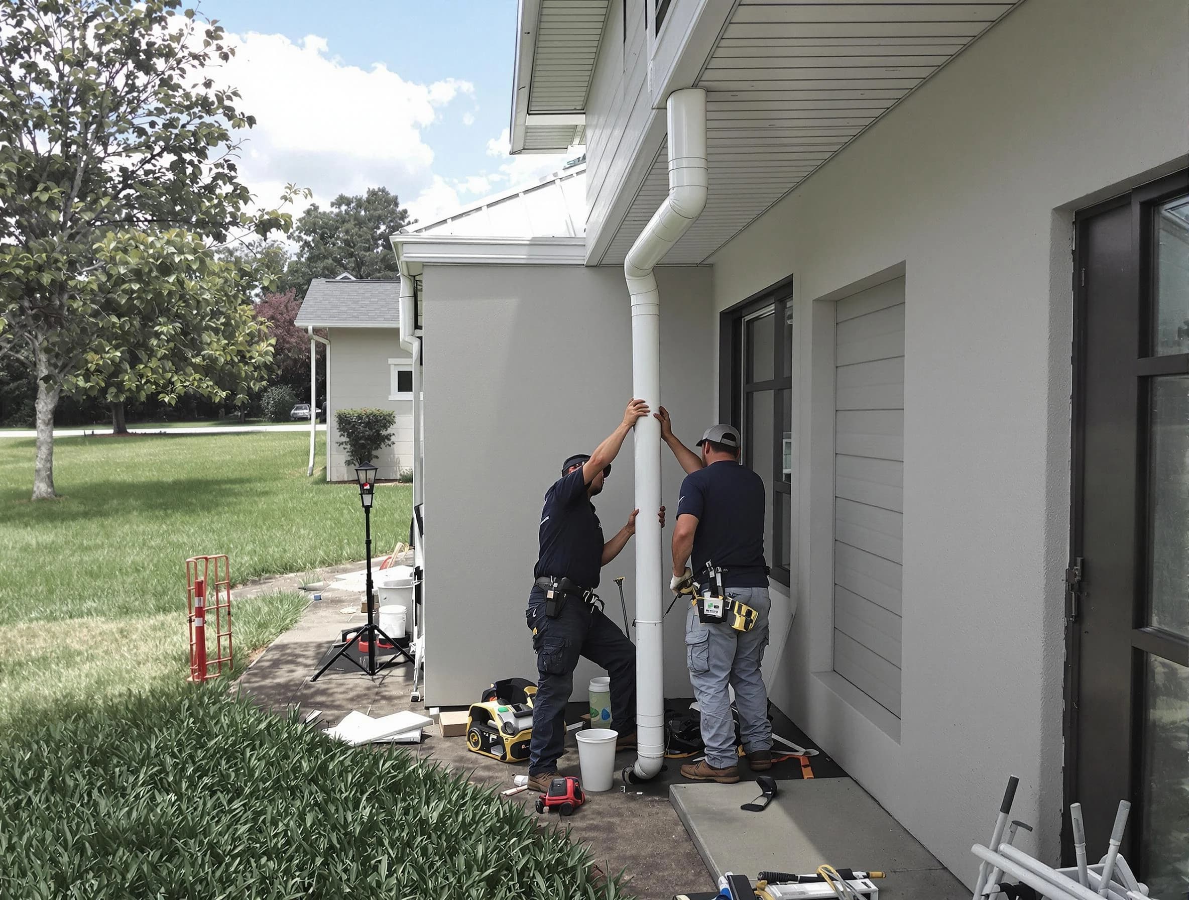 Downspout Installation in Brook Park