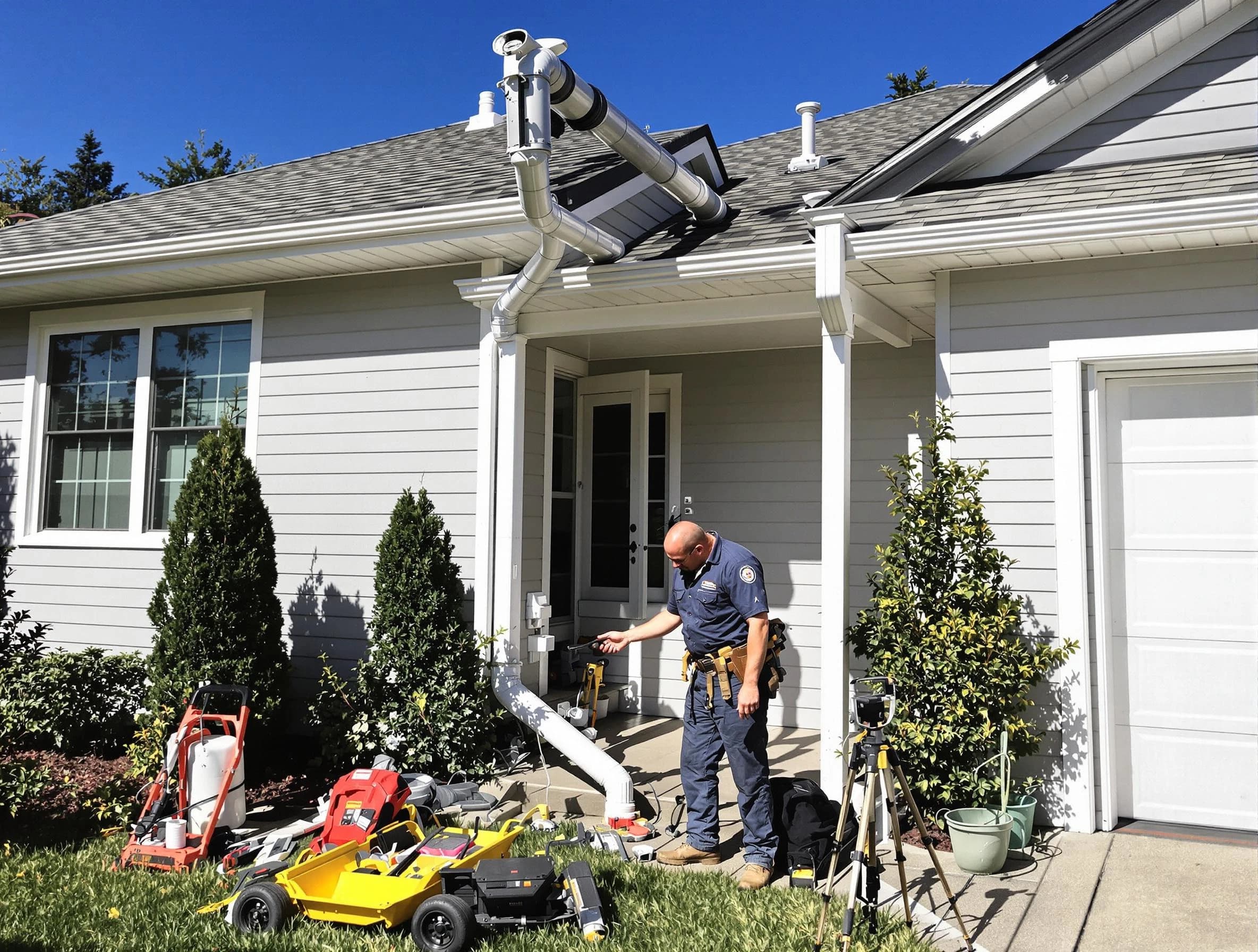 Downspout Repair in Brook Park